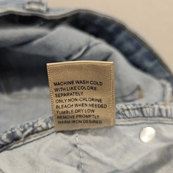 Sandpiper Petite Embroidered Floral Stretch Jeans Womens Sz 4 Spring - Picture 10 of 11